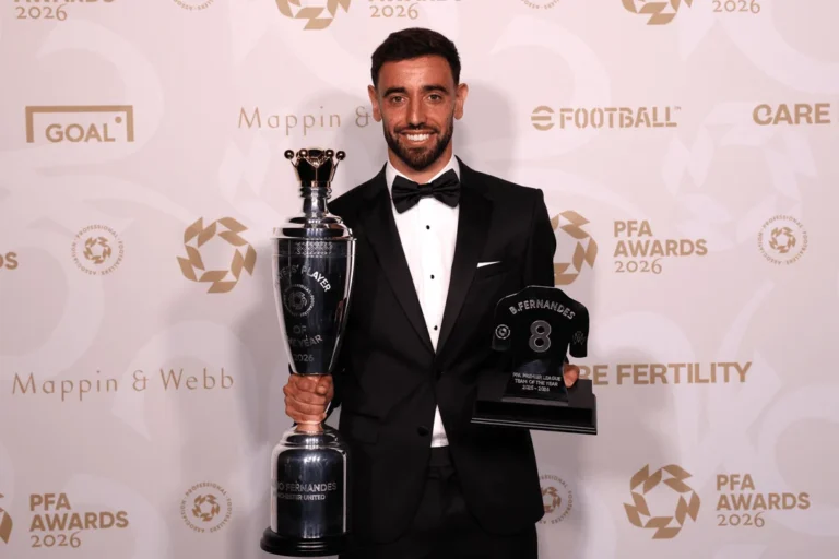 Bruno Fernandes and Khadija Shaw Claim Top PFA Player of the Year Honors