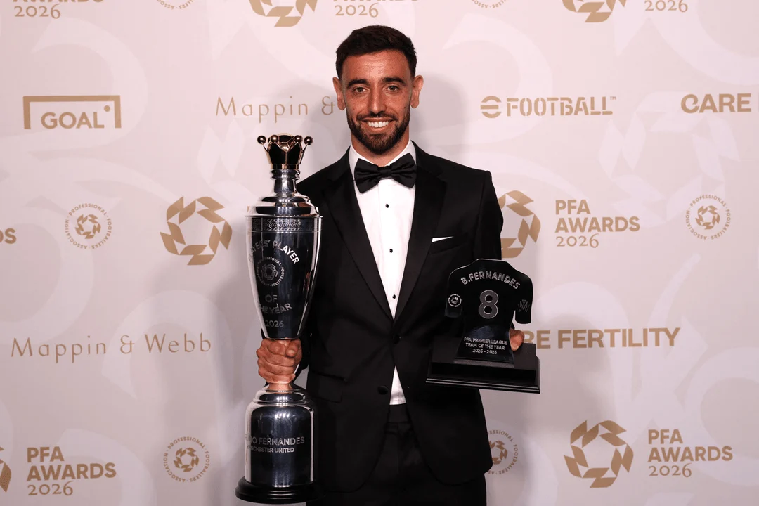Bruno Fernandes and Khadija Shaw Claim Top PFA Player of the Year Honors