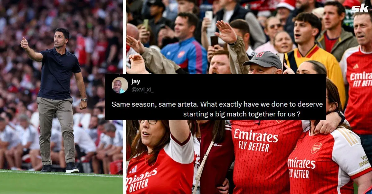Arsenal Fans Express Frustration Over Mikel Arteta’s Starting XI for Community Shield Clash
