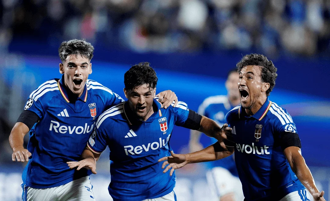 Como Thrash RB Leipzig 4-1 in Historic Champions League Debut