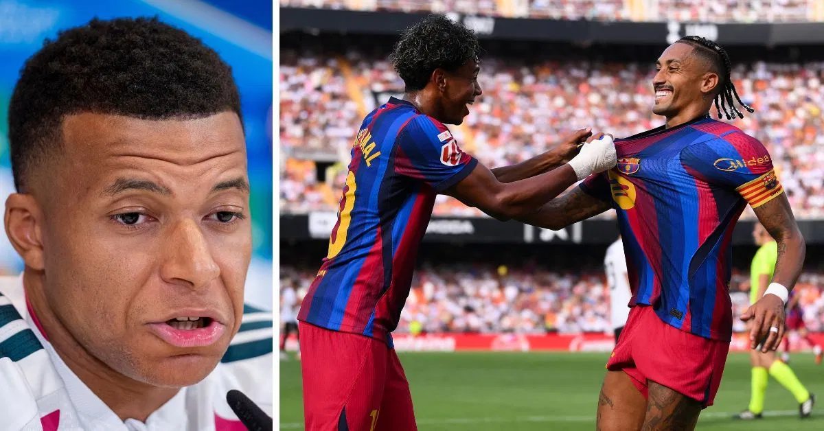 Kylian Mbappe Responds to Comparisons Regarding Defensive Work Rate Against Barcelona Duo