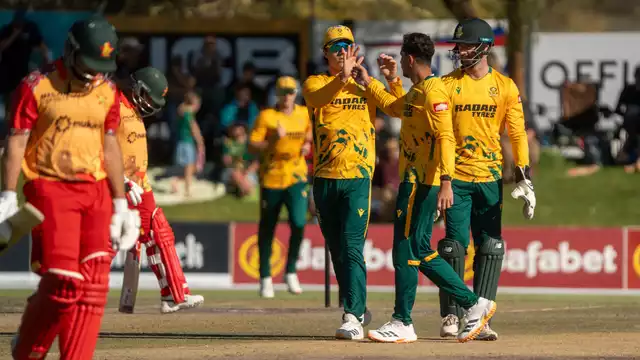 South Africa Dominates Zimbabwe to Secure T20I Tri-Series Title in Namibia