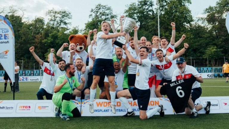 Heart Transplant Survivor Leads England to World Cup Glory