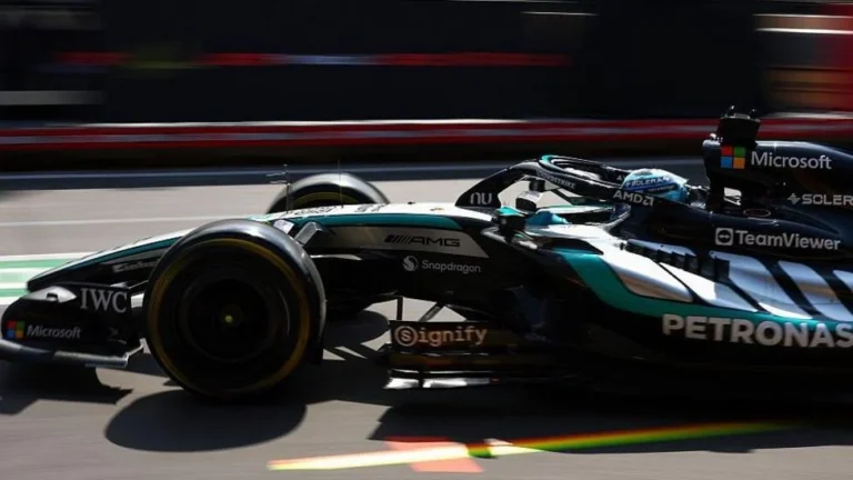 Russell Takes Dominant Baku Pole as Antonelli Crashes