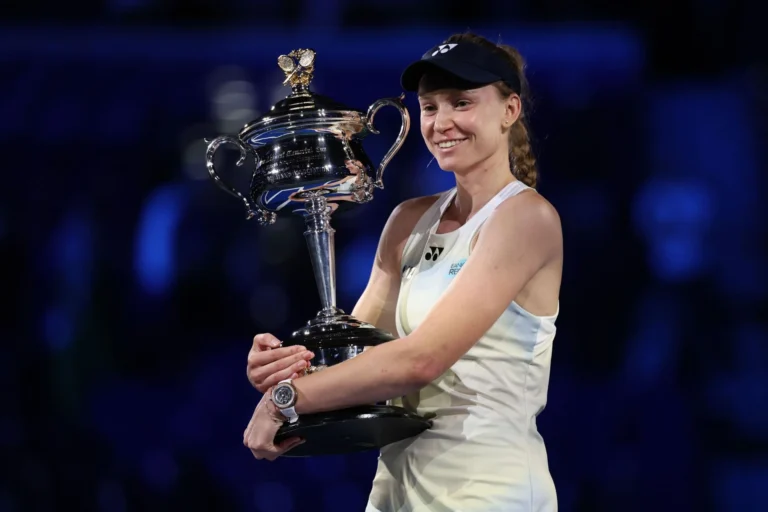 Elena Rybakina Celebrates US Open Victory in New York