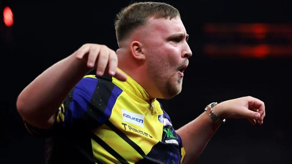 Luke Littler survives tense World Series of Darts challenge