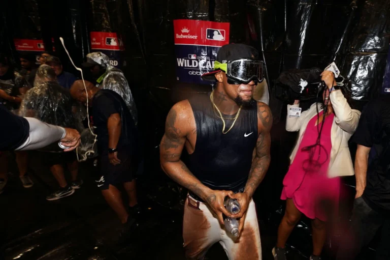 Maria Laborde Celebrates Braves’ Wild Card Victory Over Phillies